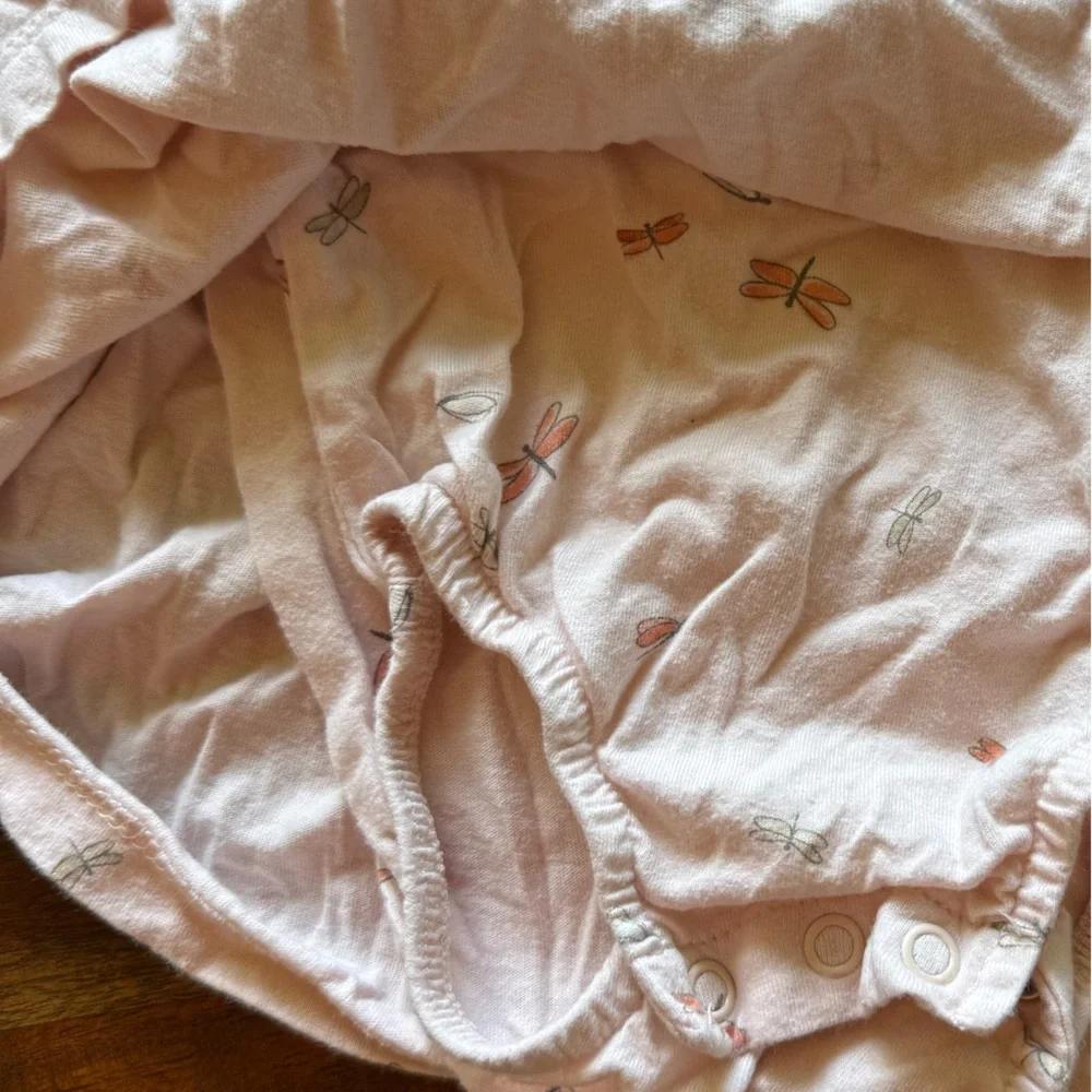 Carters butterfly dress w/attached onesie‎